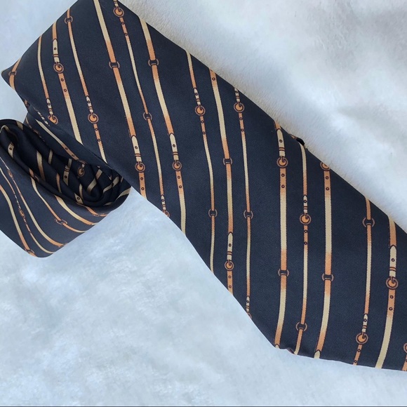 Auth. GUCCI Tie - Picture 7 of 9